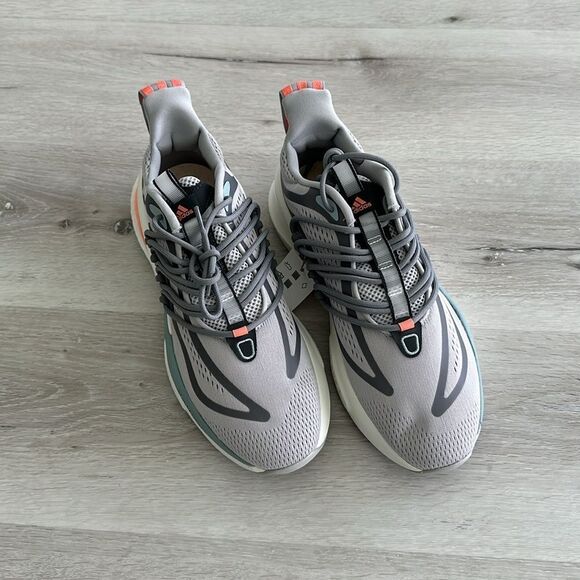 adidas Running Alphaboost V1 Grey/Coral Fusion/Magic Grey 9 NWT IN BOX‎ - Picture 8 of 11